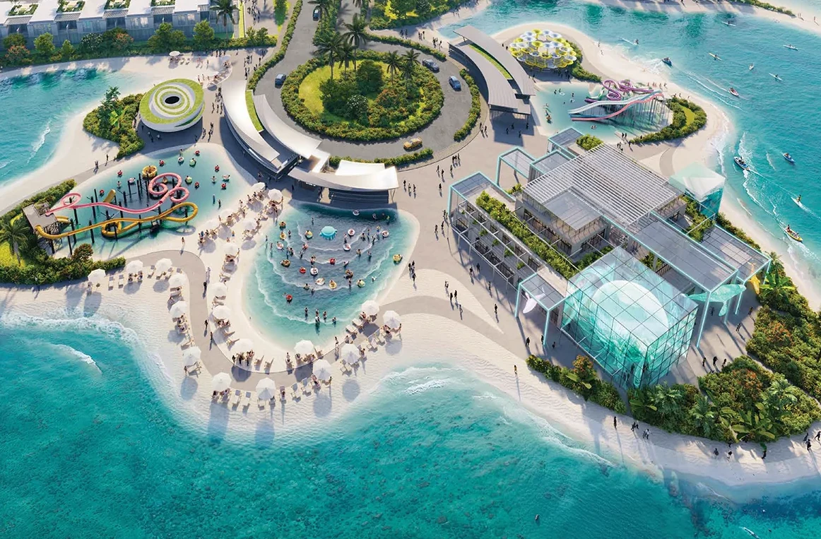 Architectural view of DAMAC Islands 2