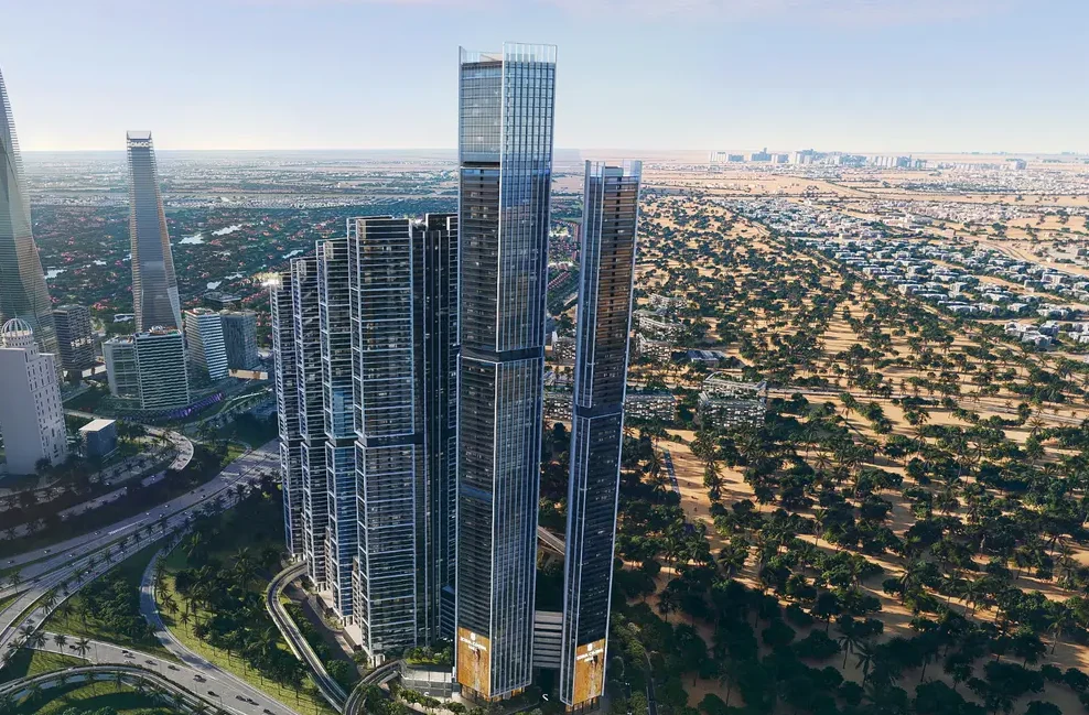 Architectural view of The Pinnacle